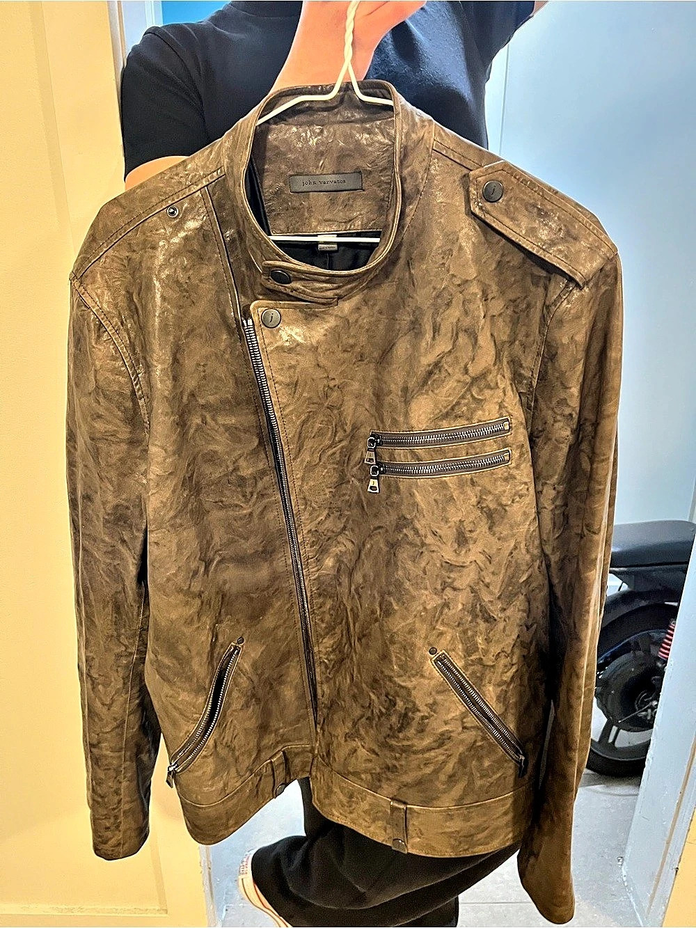 John Varvatos Men's Brown Jacket Size 50 Like New